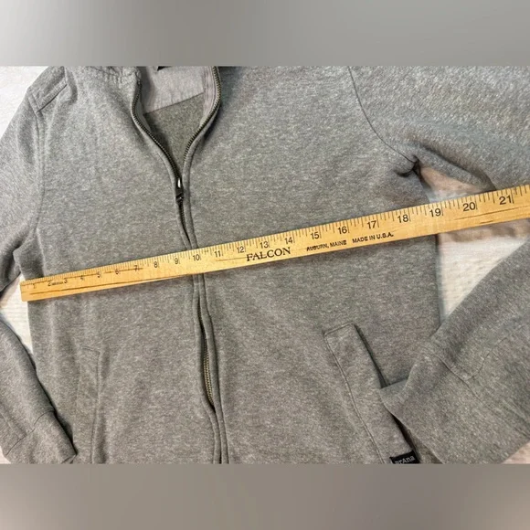 Prana Men's Heather Grey Zip Hoodie - Picture 6 of 9